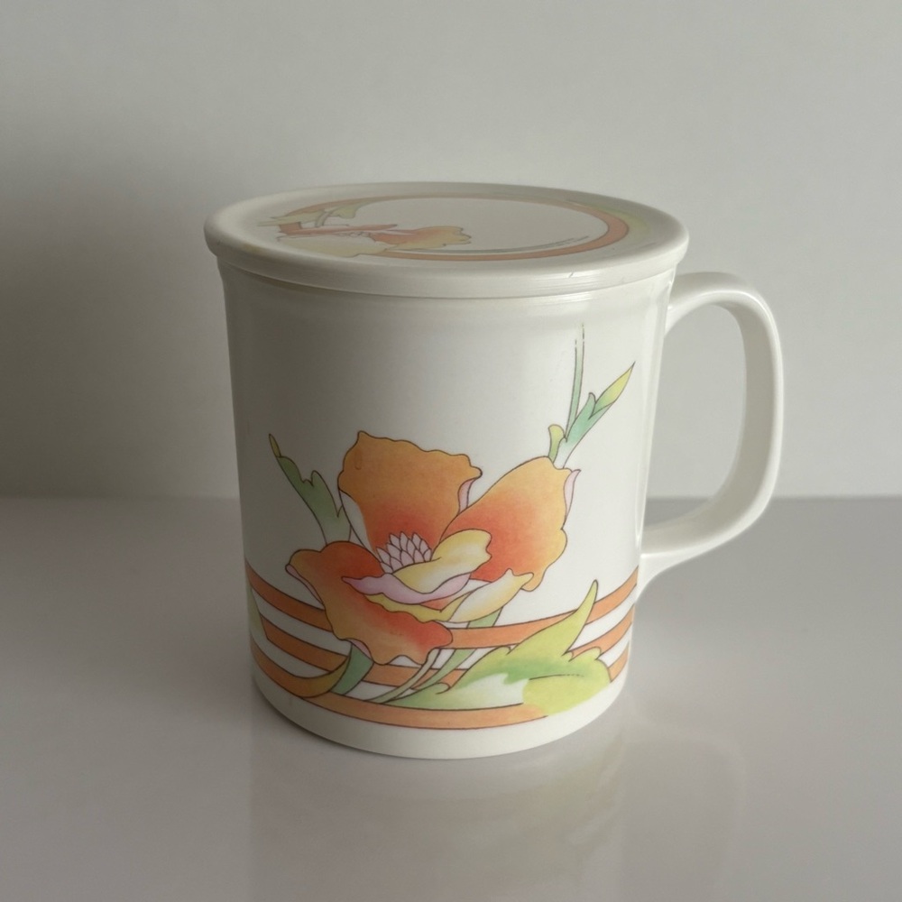 Vintage Superware Melamine Cup With Lid